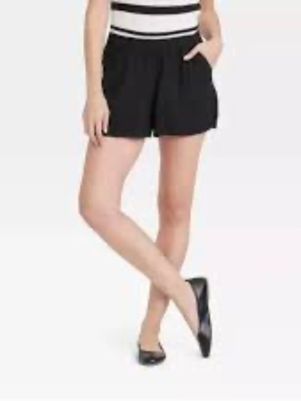 Linen Blend Shorts
